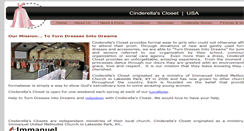 Desktop Screenshot of cinderellasclosetnky.org