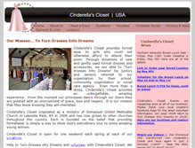 Tablet Screenshot of cinderellasclosetnky.org